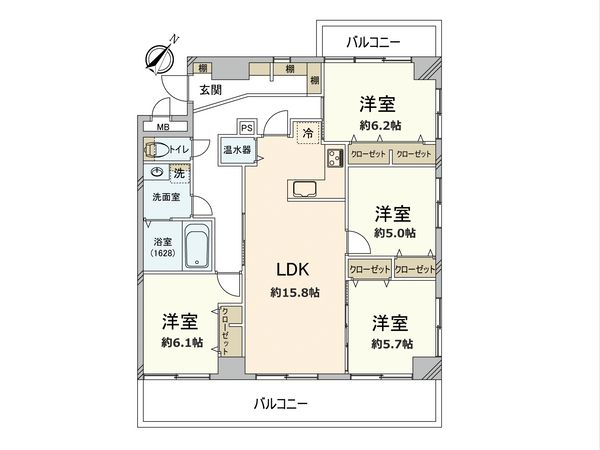 エバーライフ桜坂 間取図(平面図) 間取図(平面図)