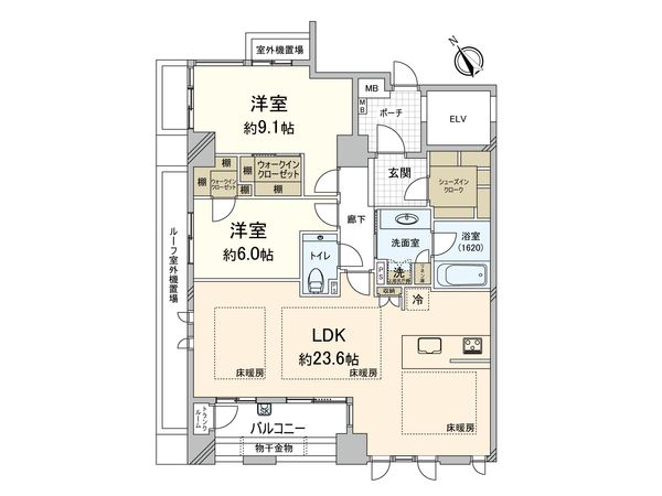 パークホームズ大濠一丁目 間取図(平面図) 間取図(平面図)