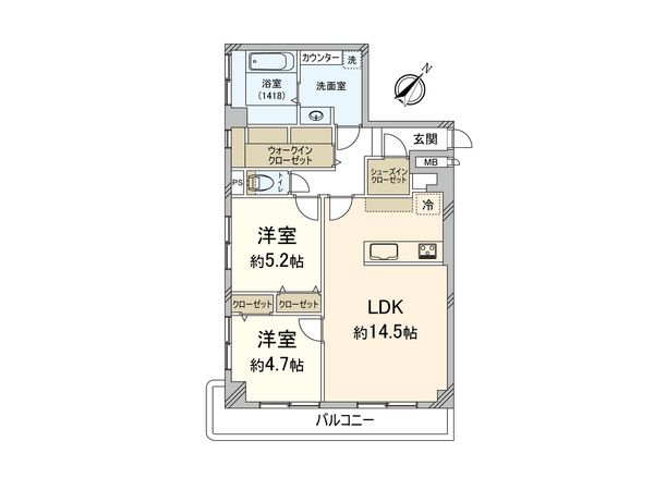 秀和警固レジデンス 間取図(平面図) 秀和警固レジデンス 間取図(平面図)