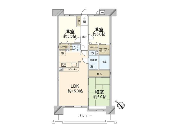 エクレール平尾 間取図(平面図) エクレール平尾 間取図(平面図)