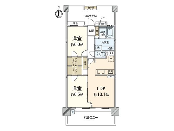 コスモ大手門 間取図(平面図) 間取図(平面図)