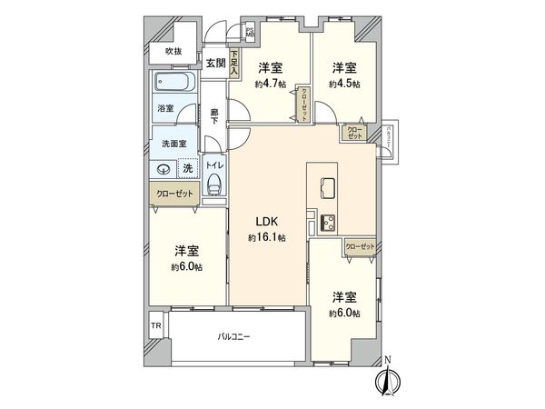 ファーネスト西新南 間取図(平面図) ファーネスト西新南 間取図(平面図)