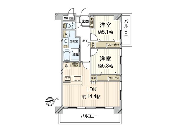 チサンマンション西公園 間取図(平面図) チサンマンション西公園 間取図(平面図)
