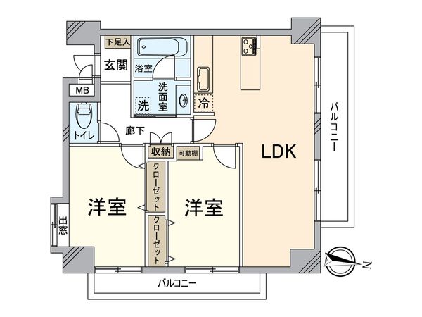 第参参プリンスマンション城南 間取図(平面図)