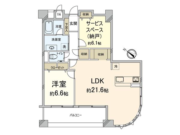 クレアウォーターマーク 間取図(平面図)