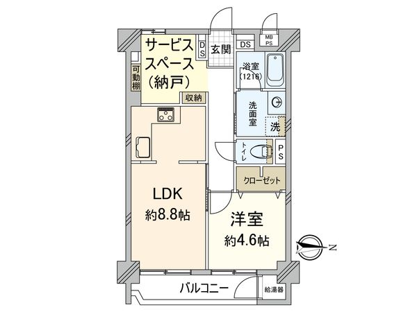 サンハイツ舞鶴 間取図(平面図) 間取図(平面図)