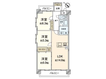 間取図(平面図)