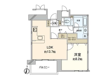アメックス大濠タワー 間取図(平面図) 間取図(平面図)