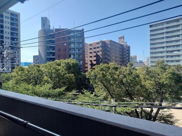 ホルトハイム博多駅東 南西側バルコニーからの眺望