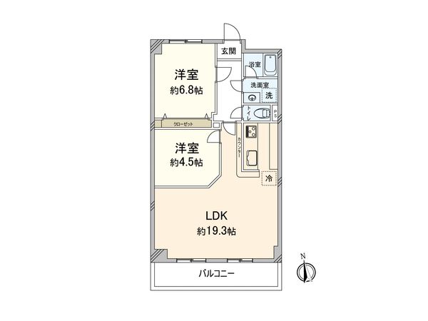 ライオンズマンション長丘ガーデン 弐番館 間取図(平面図) ライオンズマンション長丘ガーデン 弐番館 間取図(平面図)