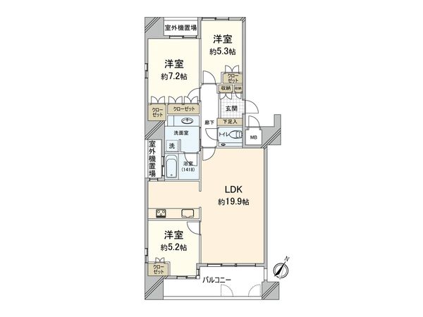 間取図(平面図)