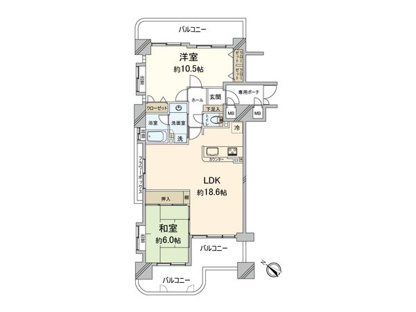 ダイアパレスセントラルコート薬院 間取図(平面図) ダイアパレスセントラルコート薬院 間取図(平面図)