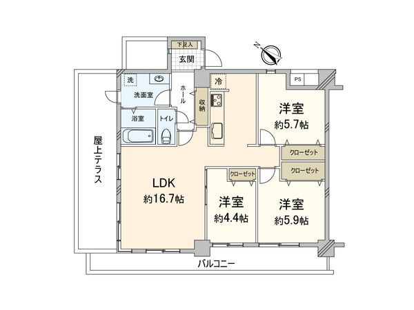 東急ドエルアルス赤坂 間取図(平面図) 東急ドエルアルス赤坂 間取図(平面図)
