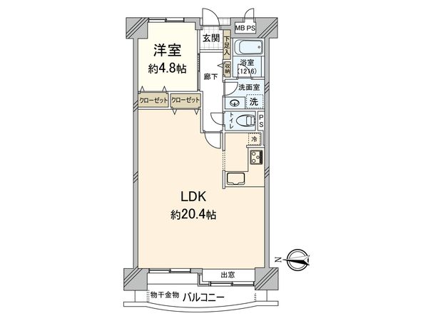 アンピール第3板付 間取図(平面図) アンピール第3板付 間取図(平面図)