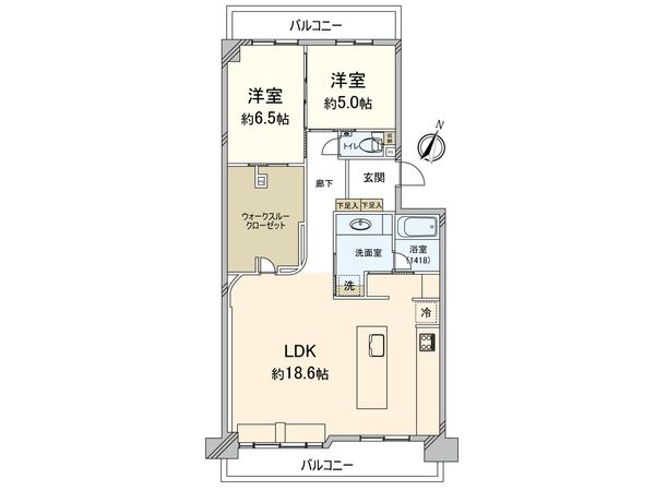 南薬院パークマンション 間取図(平面図) 南薬院パークマンション 間取図(平面図)