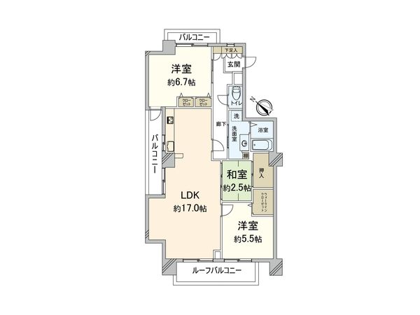 ロマネスク薬院 間取図(平面図) ロマネスク薬院 間取図(平面図)
