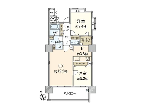 ウェルリバービュー天神 間取図(平面図) ウェルリバービュー天神 間取図(平面図)