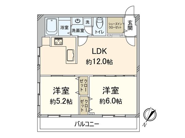 コープオリンピア平尾 間取図(平面図) コープオリンピア平尾 間取図(平面図)