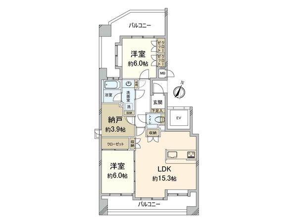ソピア大濠西 間取図(平面図) ソピア大濠西 間取図(平面図)