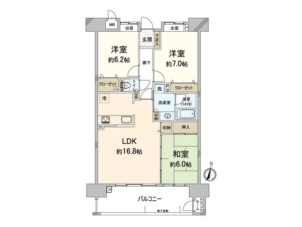 間取図(平面図)