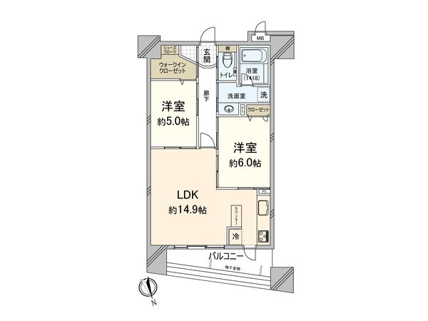アクロス天神センタープラザ 間取図(平面図)