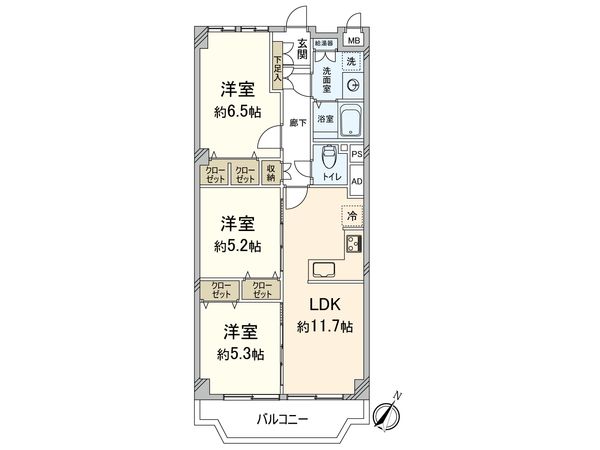 ハイムニュー桜坂 間取図(平面図) ハイムニュー桜坂 間取図(平面図)