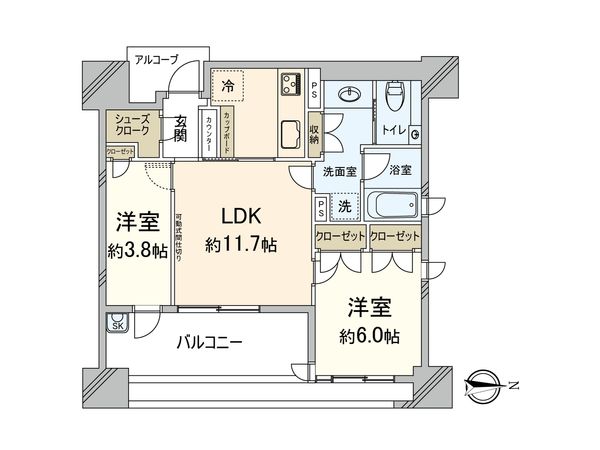 グランドメゾン大濠公園ザ・タワーレジデンス 間取図(平面図) グランドメゾン大濠公園ザ・タワーレジデンス 間取図(平面図)