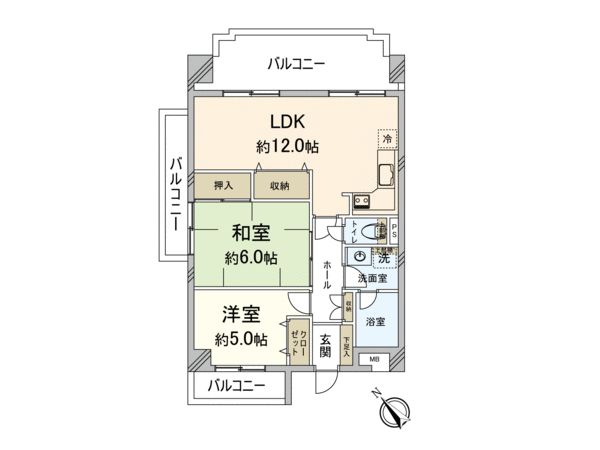 アンピール高宮 間取図(平面図) アンピール高宮 間取図(平面図)