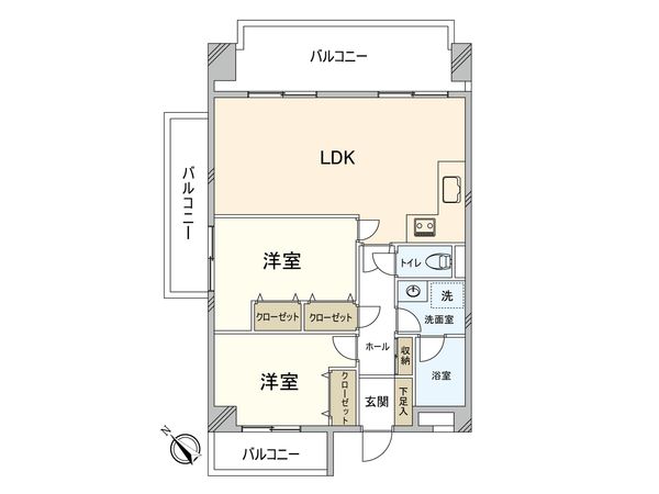 アンピール高宮 間取図(平面図) アンピール高宮 間取図(平面図)