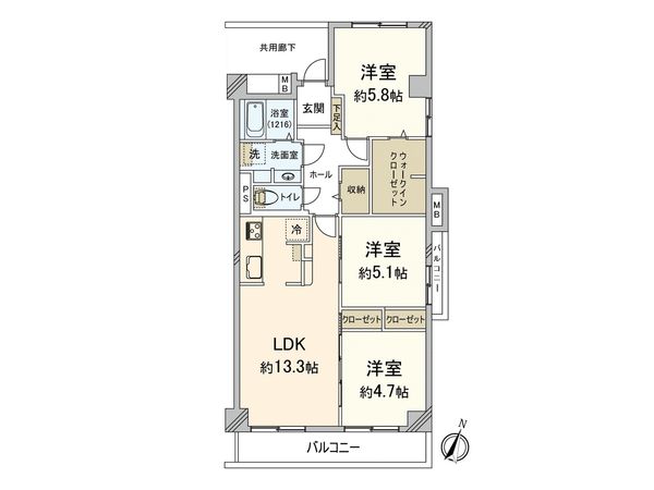 スコーレ赤坂 間取図(平面図) スコーレ赤坂 間取図(平面図)