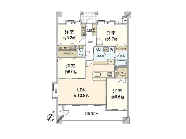 グランディア高宮ヒルズ 間取図(平面図) グランディア高宮ヒルズ 間取図(平面図)