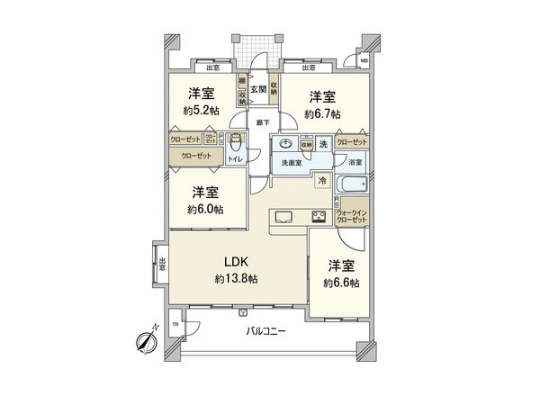グランディア高宮ヒルズ 間取図(平面図) グランディア高宮ヒルズ 間取図(平面図)