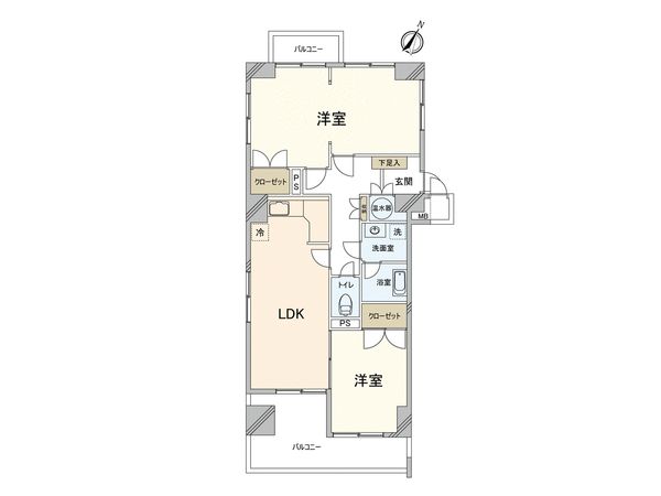 ライオンズマンション警固南 間取図(平面図) ライオンズマンション警固南 間取図(平面図)