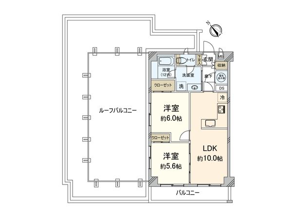 ライオンズマンション大楠 間取図(平面図) 間取図(平面図)