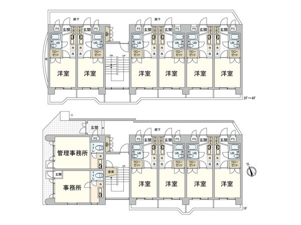 RTQ Park Ave. 間取図(平面図) RTQ Park Ave. 間取図(平面図)