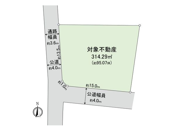 早良区飯倉3丁目土地 区画図 早良区飯倉3丁目土地 区画図