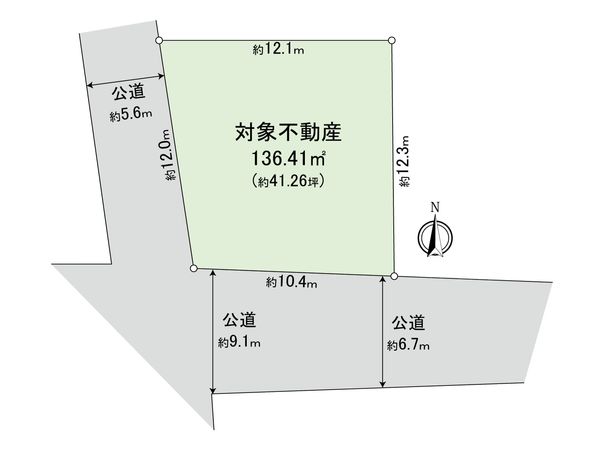 飯倉3丁目土地 区画図 飯倉3丁目土地 区画図