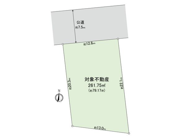野芥六丁目 土地 区画図