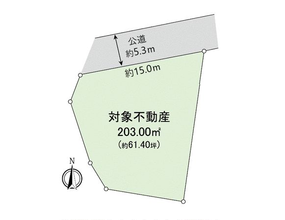 小田部五丁目 土地 区画図