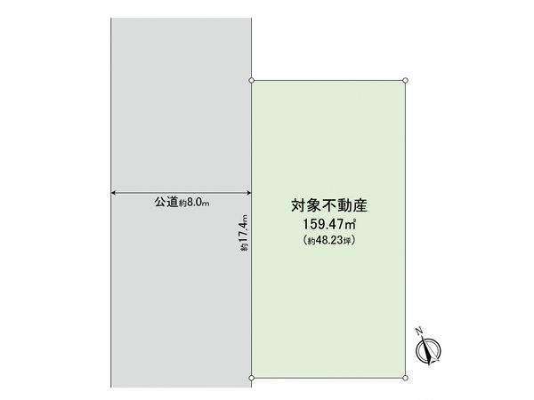 城西2丁目 土地 区画図 区画図