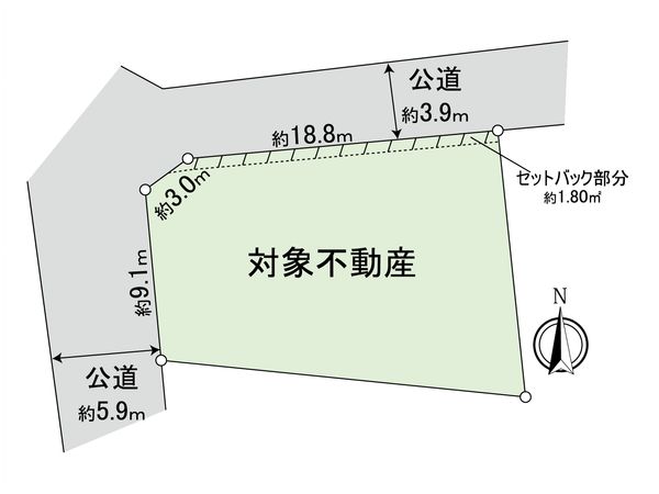 有田2丁目 土地 区画図