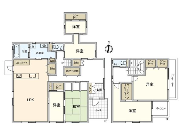 早良区次郎丸1丁目戸建 間取図(平面図)
