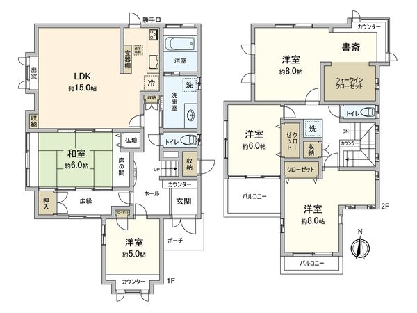 小田部四丁目 戸建 間取図(平面図) 小田部四丁目 戸建 間取図(平面図)