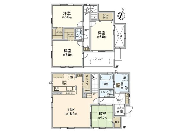 糸島市前原北四丁目 戸建 間取図(平面図) 糸島市前原北四丁目 戸建 間取図(平面図)