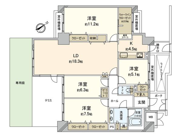 シーサイドももちアクアコート 5番館 間取図(平面図) 間取図(平面図)