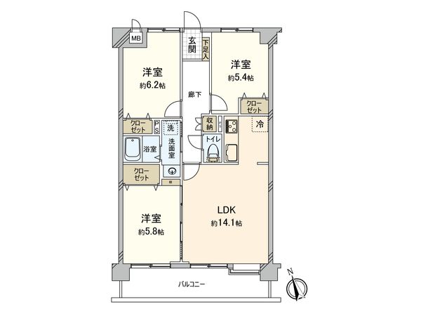 間取図(平面図)