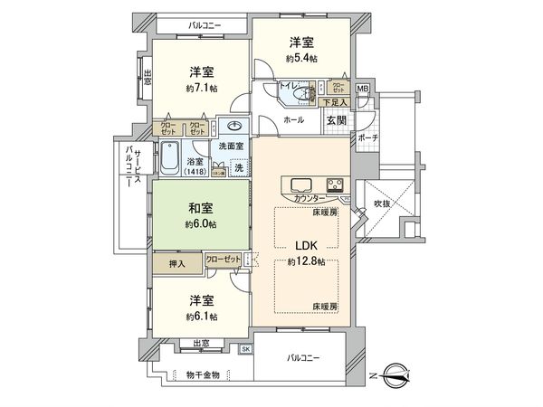間取図(平面図)