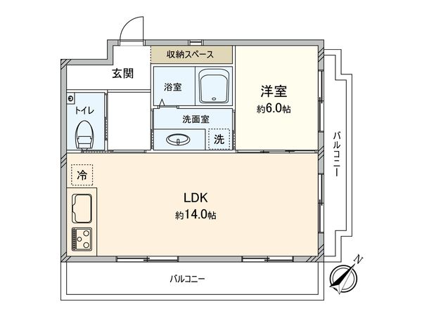ロマネスク高宮 間取図(平面図) 間取図(平面図)