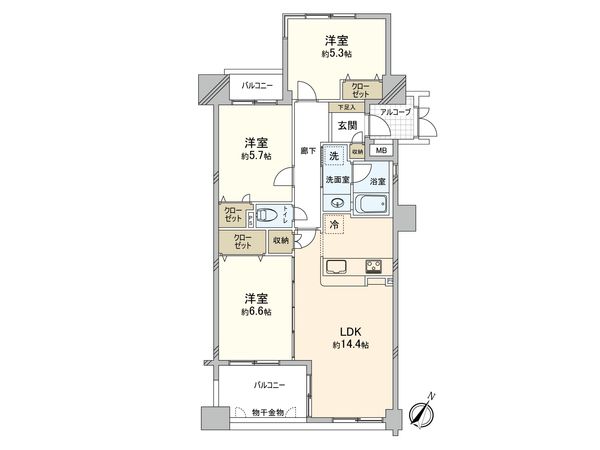 間取図(平面図)