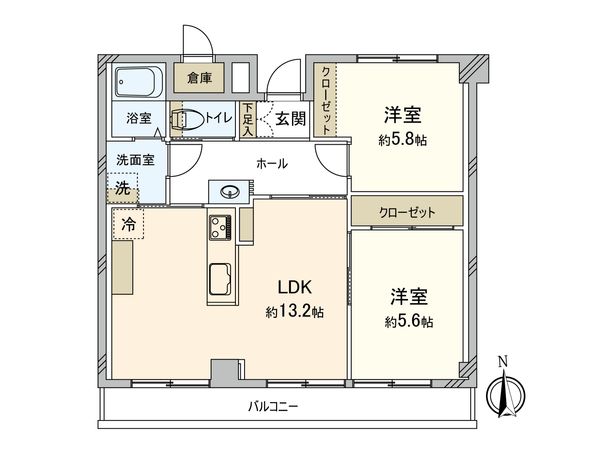 エクレール原 間取図(平面図)